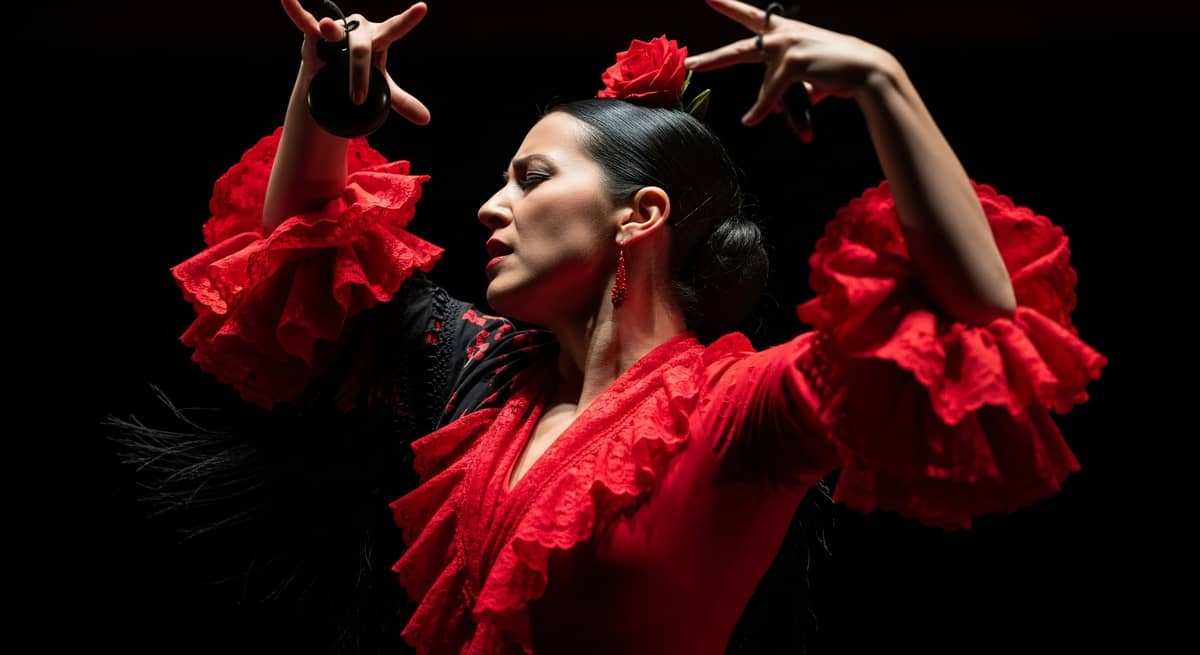 Illustration de l'événement : Atelier danse et spectacle Flamenco "Copas y compàs"