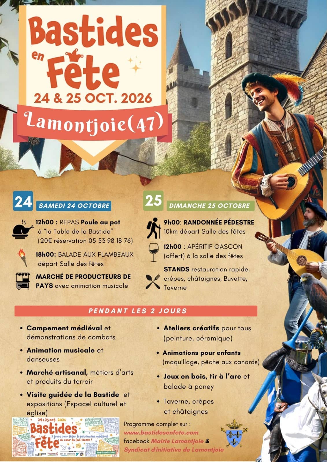 Illustration de l'événement : Bastides en fête - Bastide de Lamontjoie