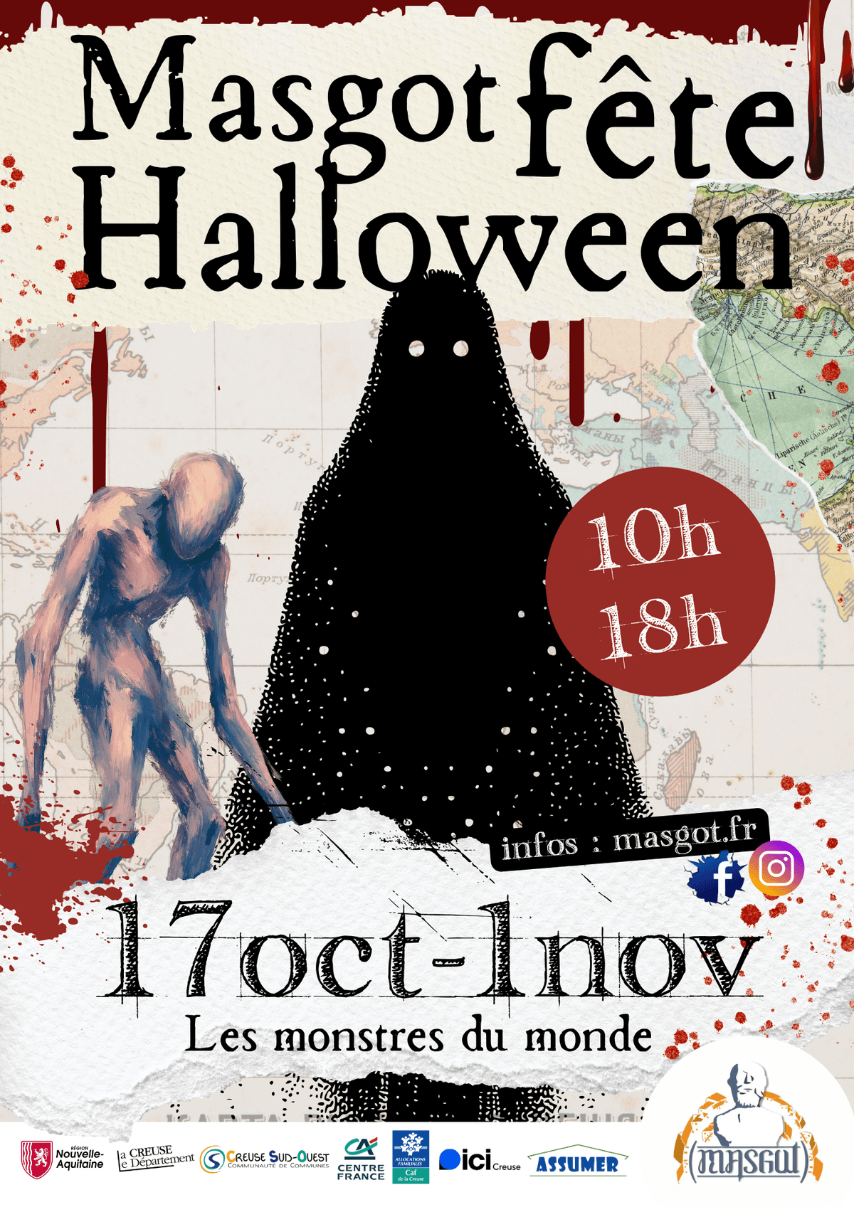 Illustration de l'événement : Masgot fête Halloween