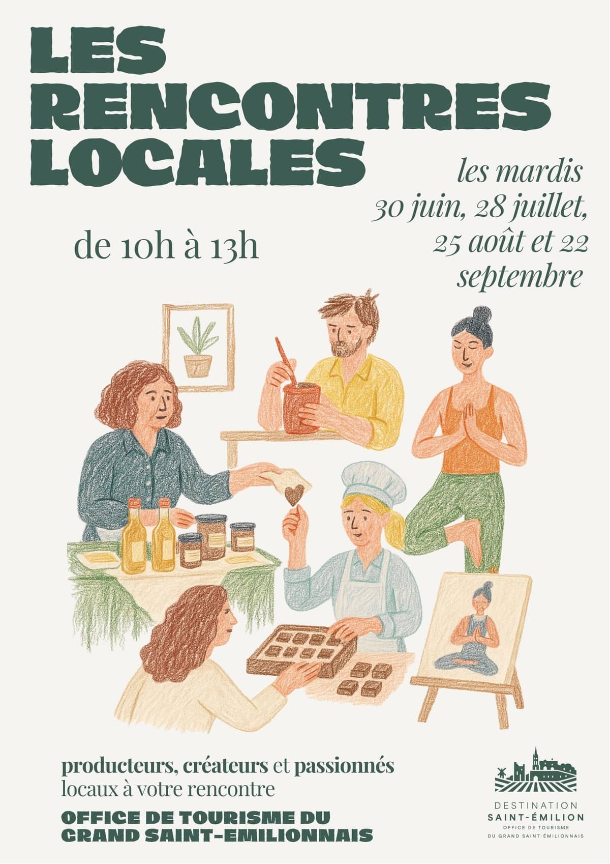 Illustration de l'événement : Les rencontres locales - Saint-Emilion Tourisme