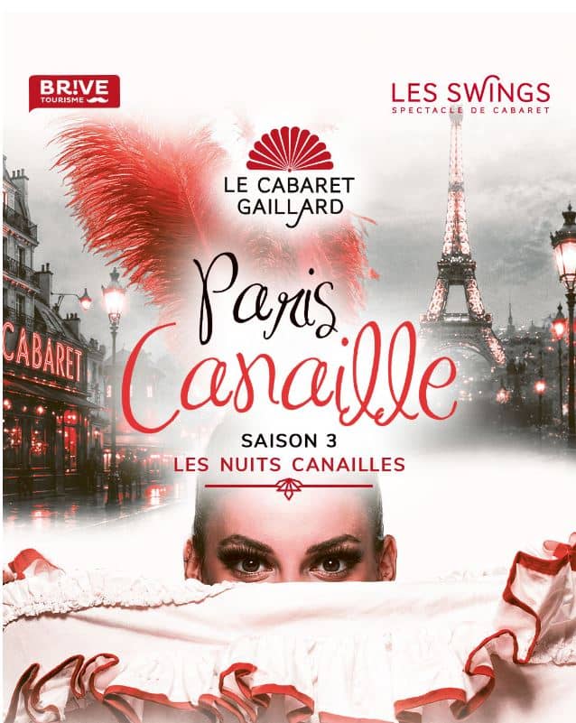 Illustration de l'événement : Paris Canaille Saison 3 diner spectacle-Diner spectacle (Le Cabaret Gaillard)