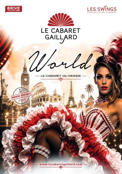 Illustration de l'événement : World - Le Cabaret du Monde- Dîner spectacle - Cabaret Gaillard