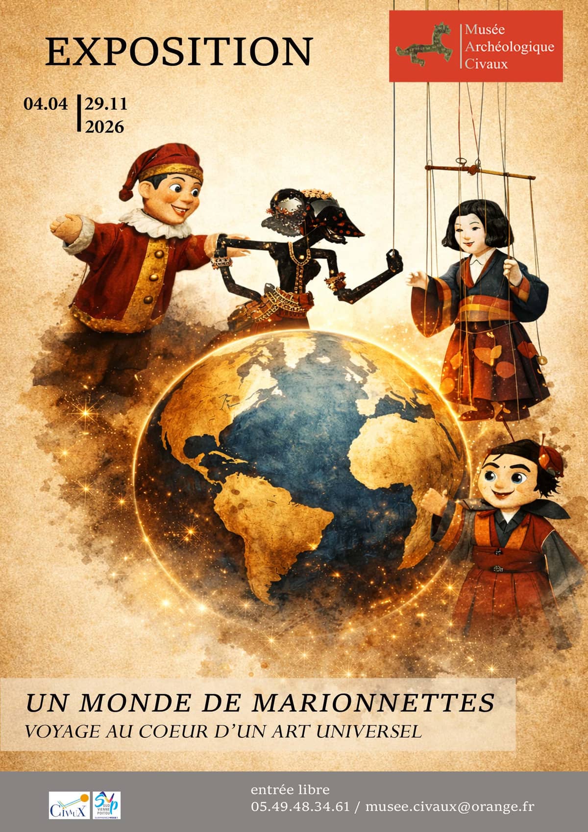 Illustration de l'événement : Un monde de marionnettes : voyage au coeur d'un art universel