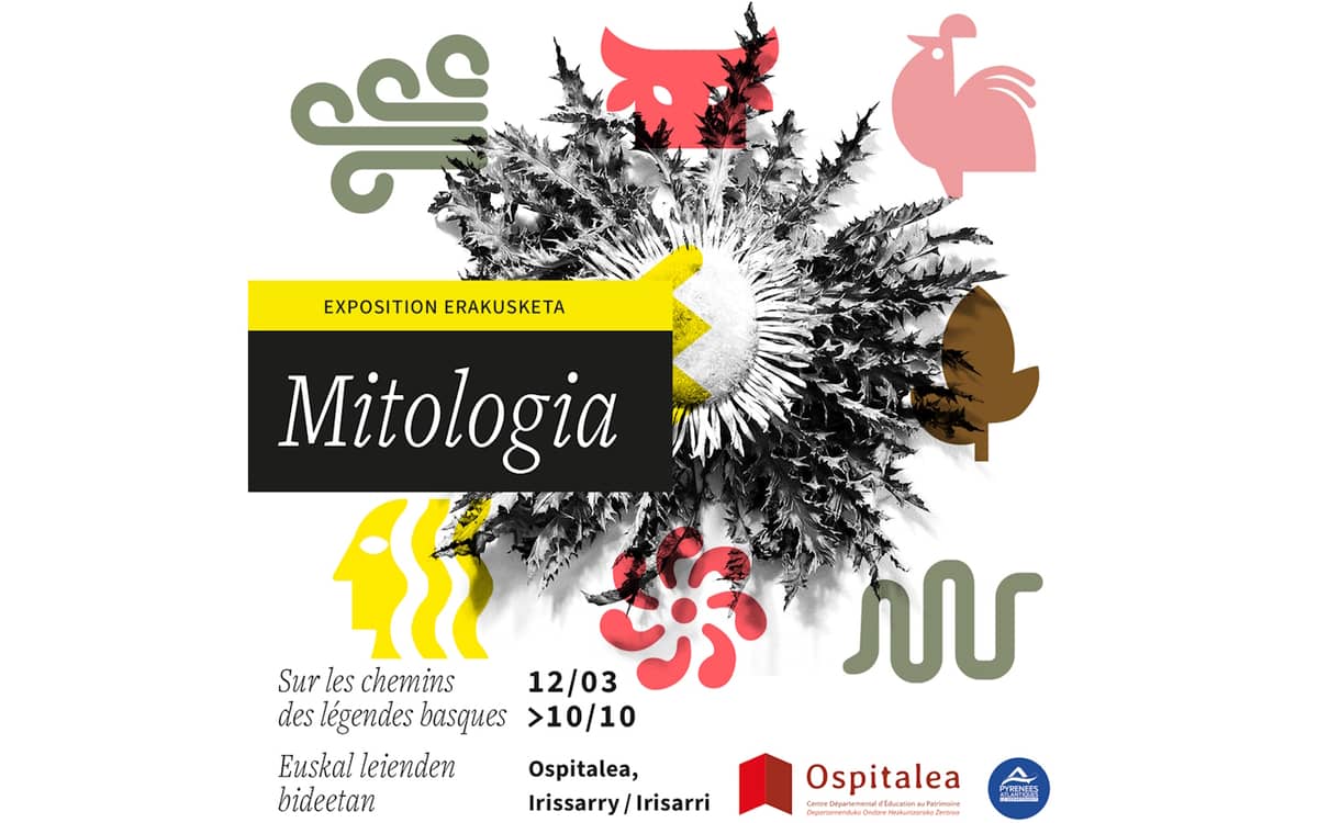 Illustration de l'événement : Exposition d'Ospitalea "Mitologia, sur les chemins des légendes basques"