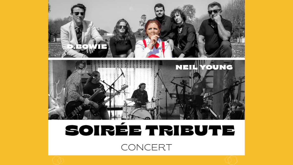 Illustration de l'événement : Soirée Carte Blanche : David Bowie tribute et Neil Young Tribute (Apéro-Concert)