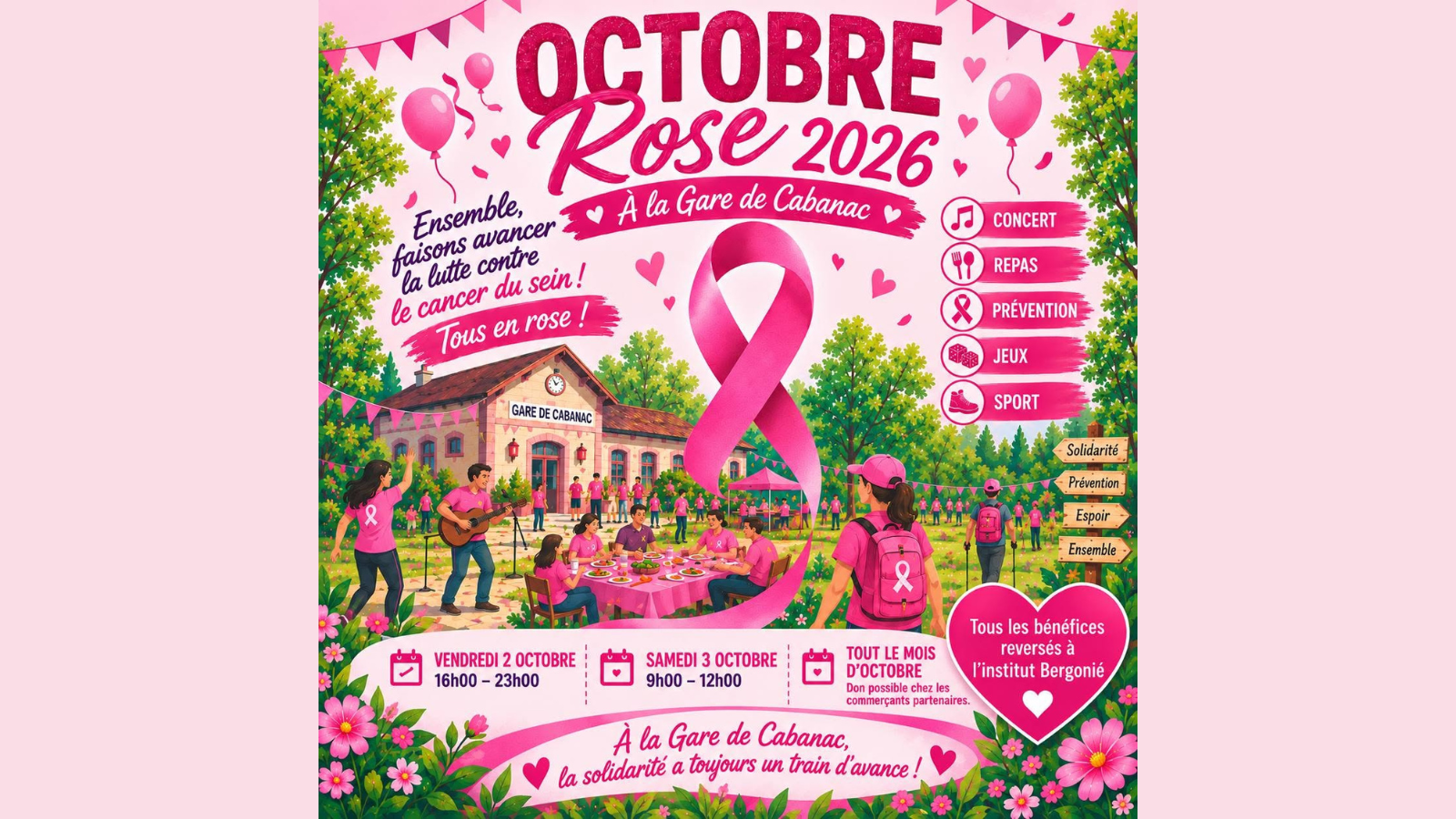 Illustration de l'événement : L’AJM se met en rose !