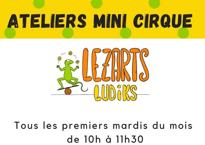 Illustration de l'événement : Atelier de cirque avec Lezarts Ludiks pour les moins de 3 ans