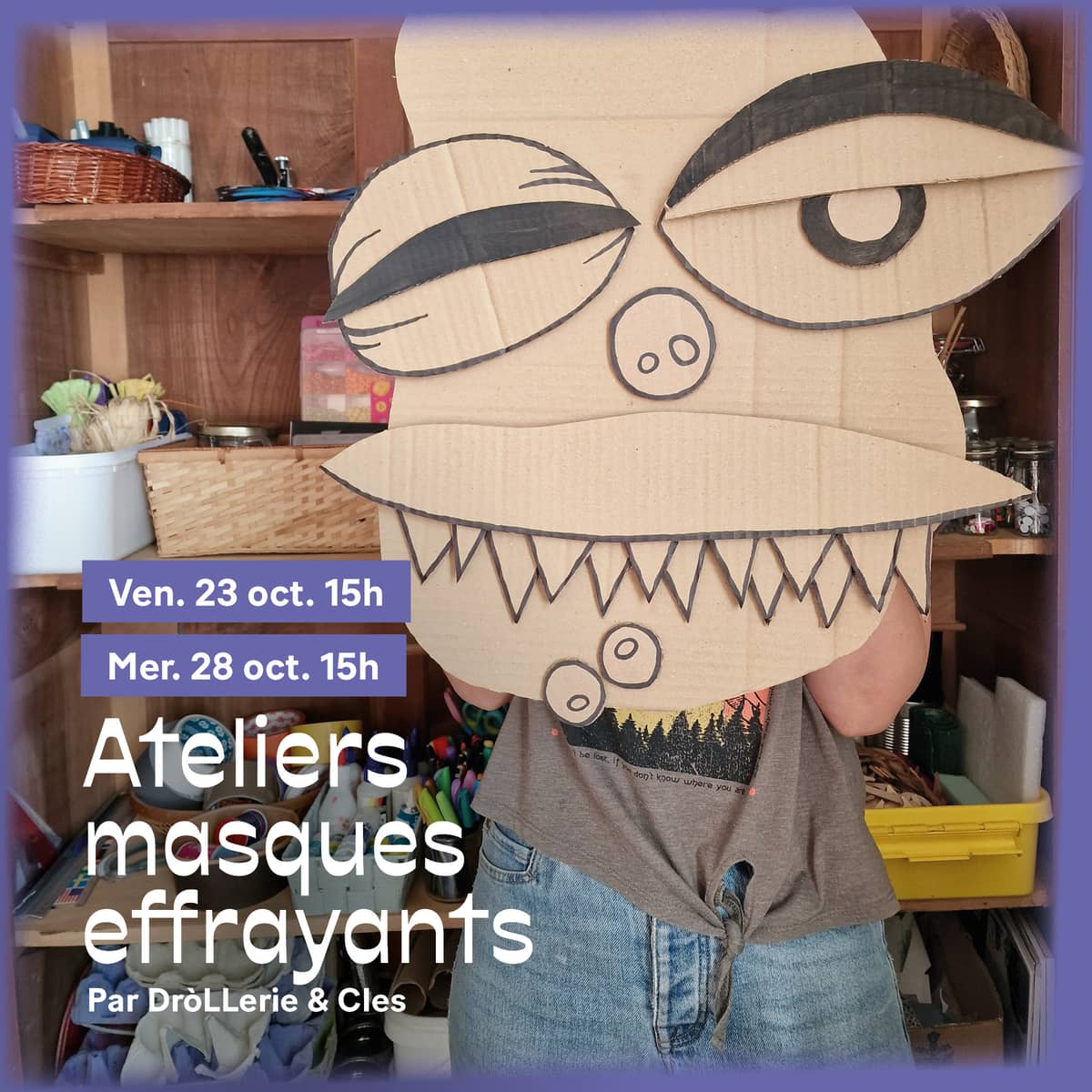 Illustration de l'événement : Saison culturelle - Atelier création de masques