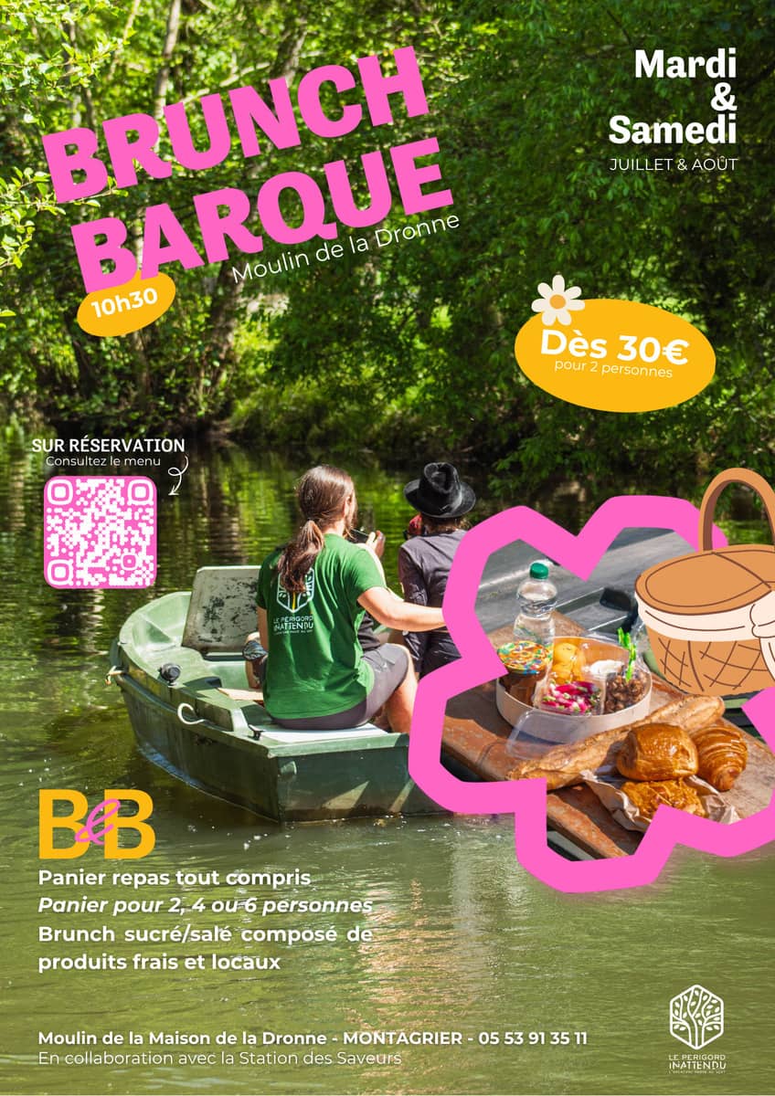 Illustration de l'événement : Brunch Barque sur la Dronne