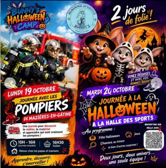 Illustration de l'événement : Bunny's Halloween "Camp" : Journée à la Halloween