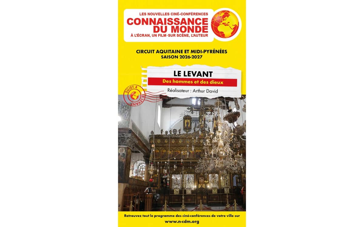Illustration de l'événement : Connaissance du monde - Le Levant : Des Hommes et des Dieux