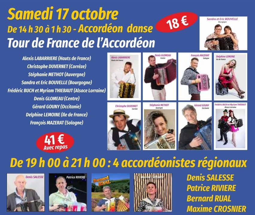 Illustration de l'événement : Tour de France de L'Accordéon Festival de Chamberet