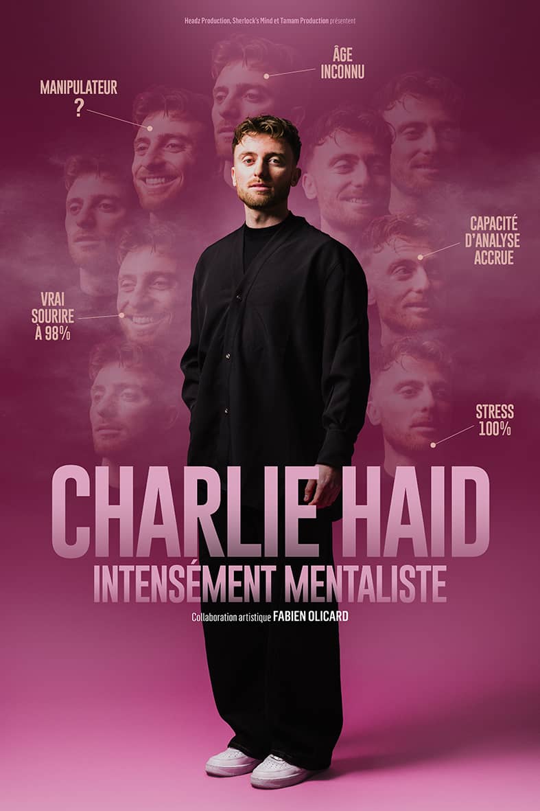 Illustration de l'événement : Charlie Haid - Intensément Mentaliste