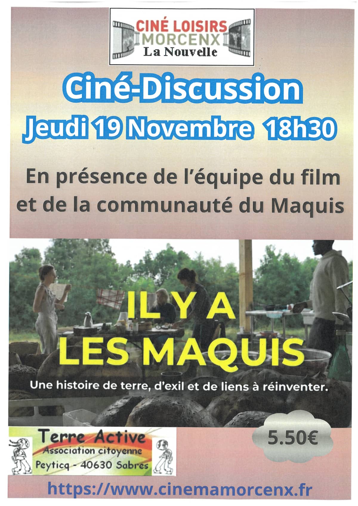 Illustration de l'événement : Ciné-Discussion - Documentaire" Il y a les maquis"
