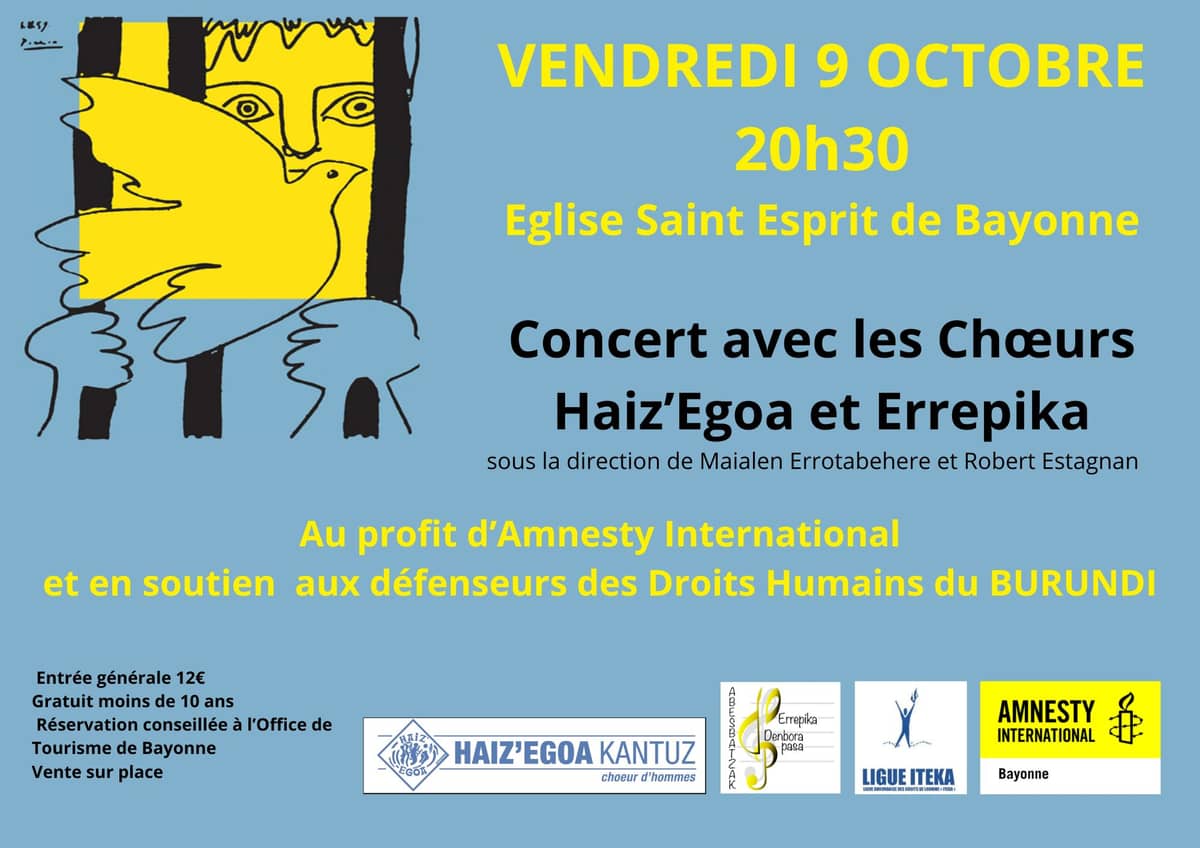 Illustration de l'événement : Concert avec les choeurs Haiz Egoa et Errepika