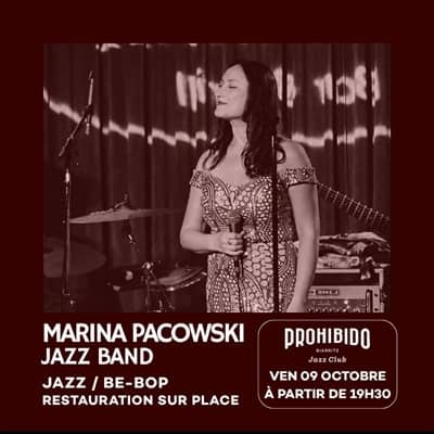 Illustration de l'événement : Prohibido Biarritz Jazz Club - Marina Pacowski Jazz Band