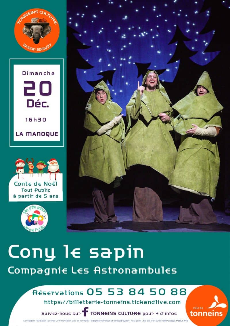 Illustration de l'événement : Ma P'tite saison - Conte de Noël - CONY LE SAPIN !