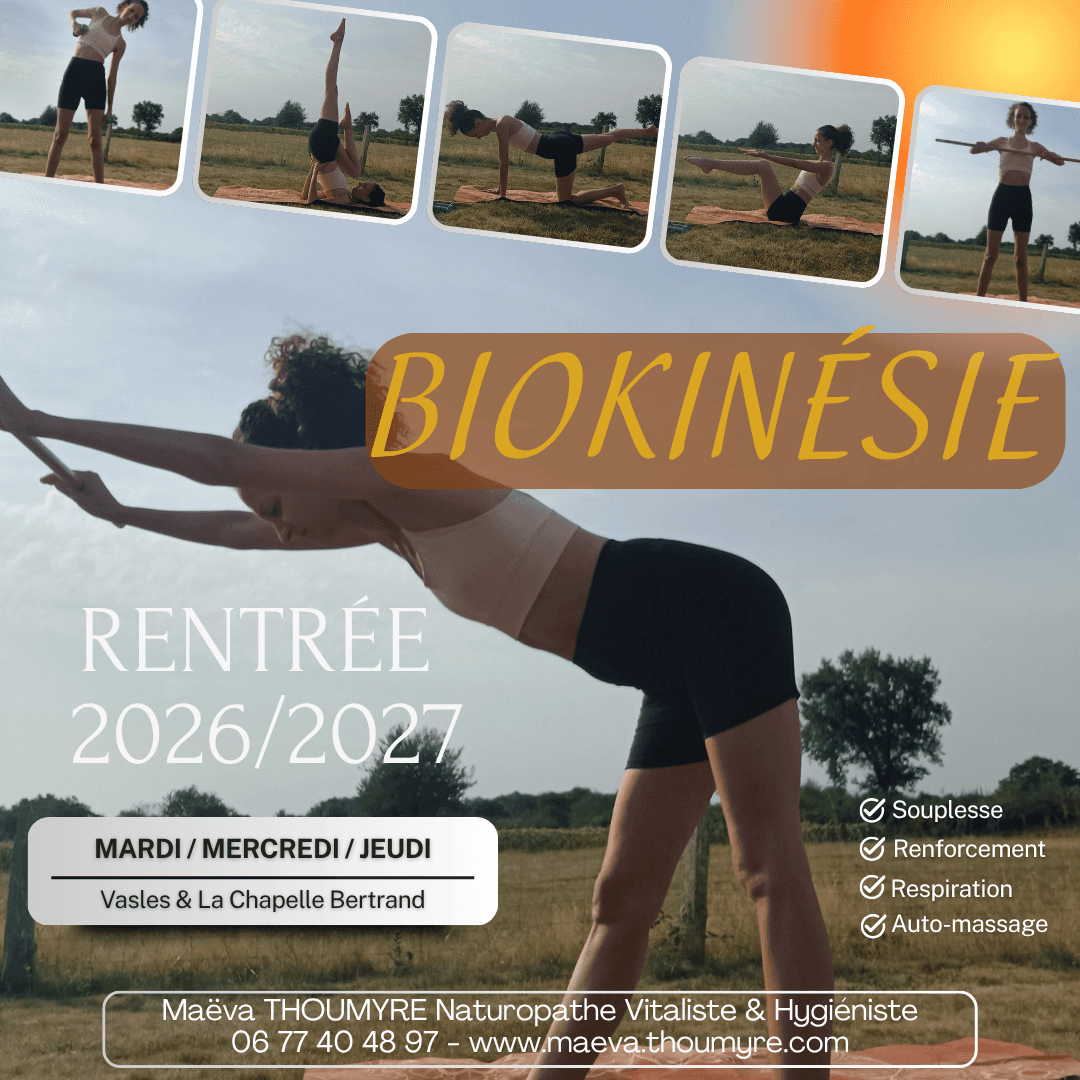 Illustration de l'événement : Cours de Biokinésie 2026-2027
