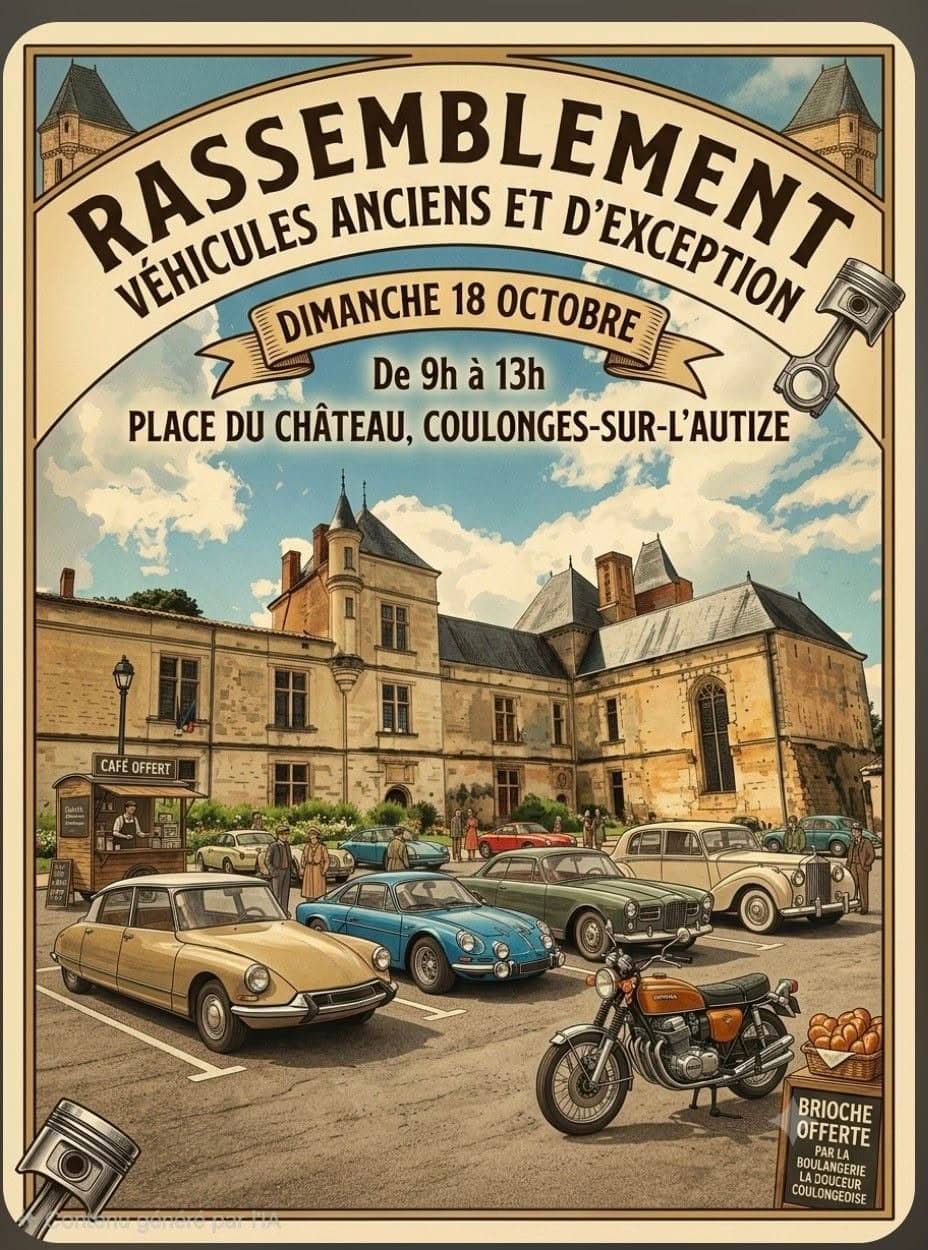 Illustration de l'événement : Rassemblement de véhicules anciens & d'exception