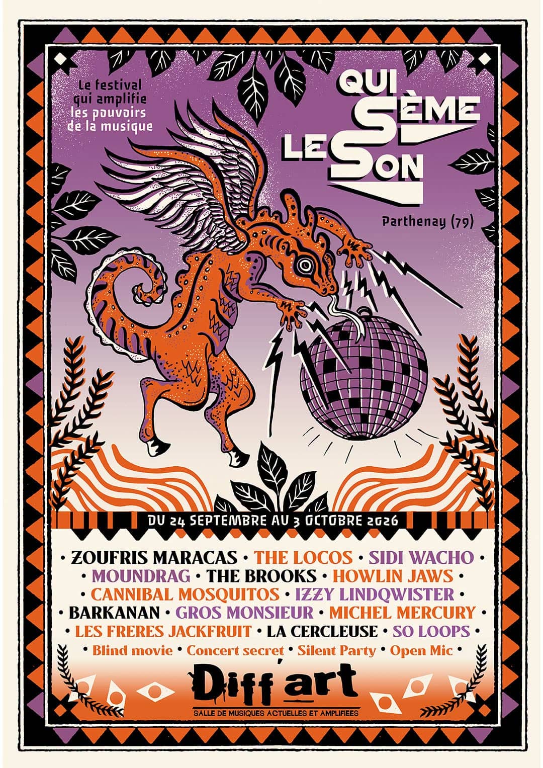 Illustration de l'événement : Festival Qui Sème Le Son par Diff'art