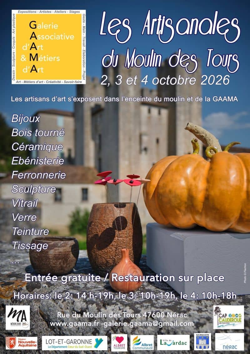 Illustration de l'événement : Les Artisanales du Moulin des Tours