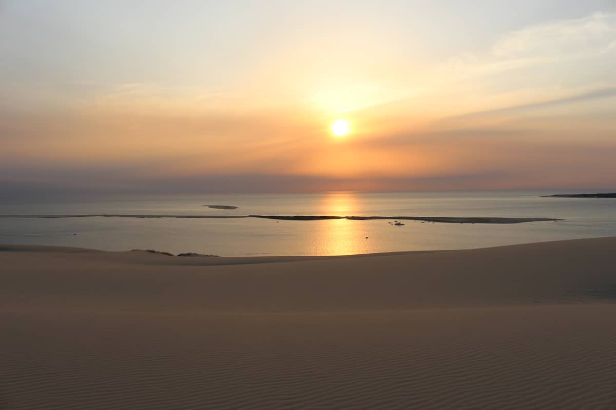 Illustration de l'événement : Balade commentée de la Dune du Pilat au coucher du soleil