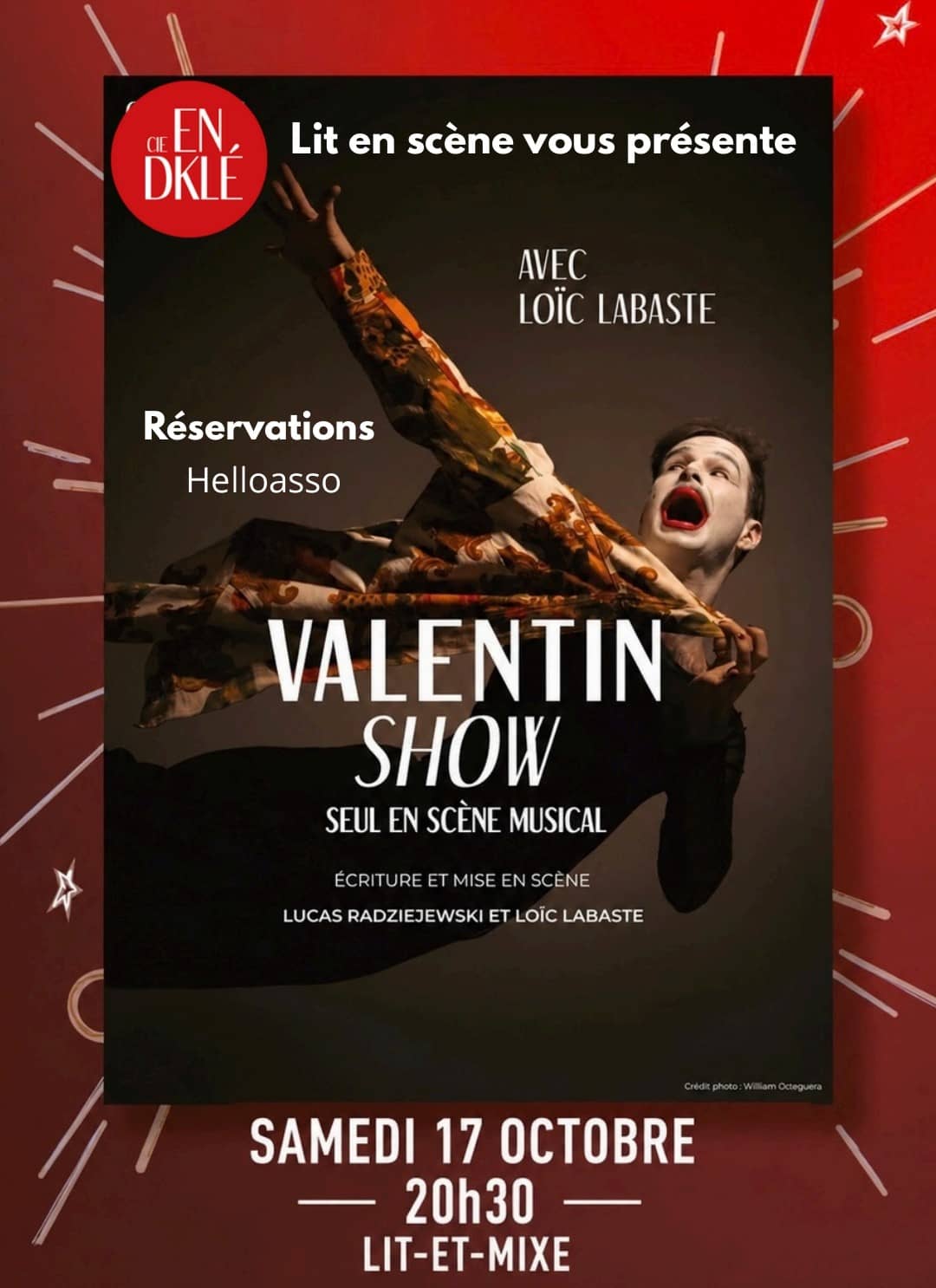 Illustration de l'événement : Théâtre "Valentin Show"