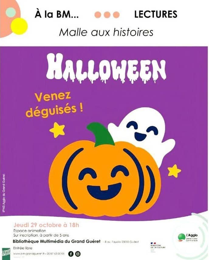 Illustration de l'événement : Malle aux histoires : Halloween