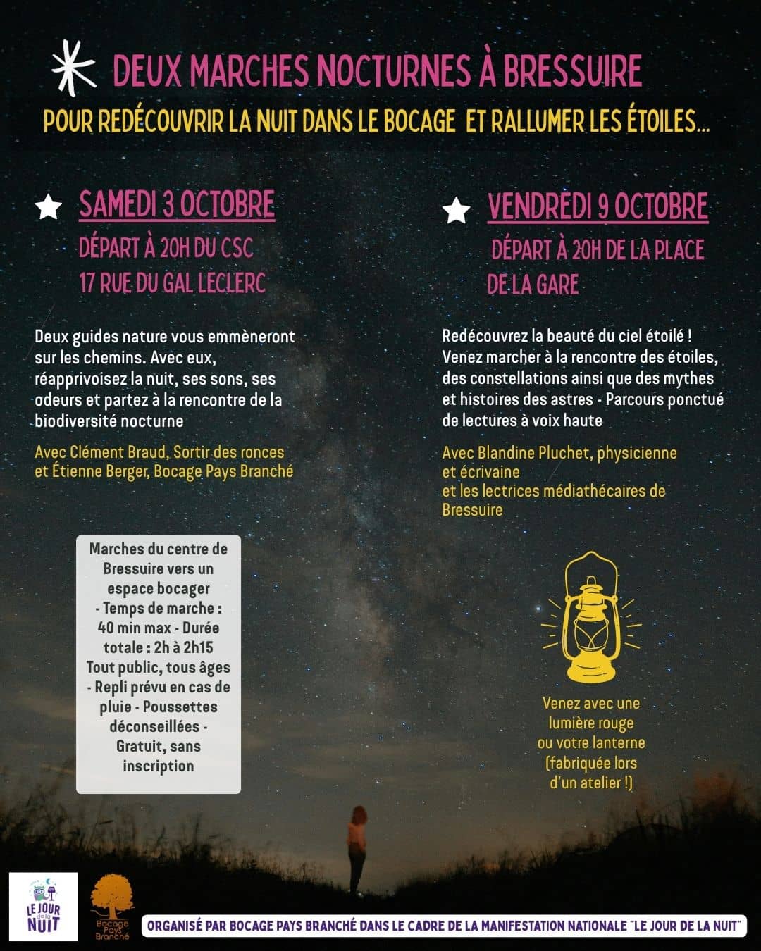 Illustration de l'événement : Le Bocage Etoilé - Marche nocturne aux lanternes