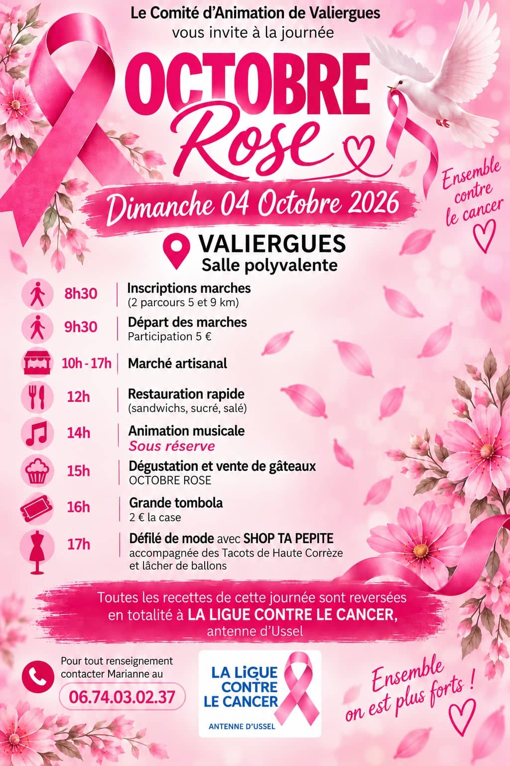 Illustration de l'événement : Octobre Rose à Valiergues