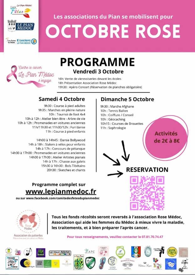 Illustration de l'événement : Octobre Rose au Pian-Médoc