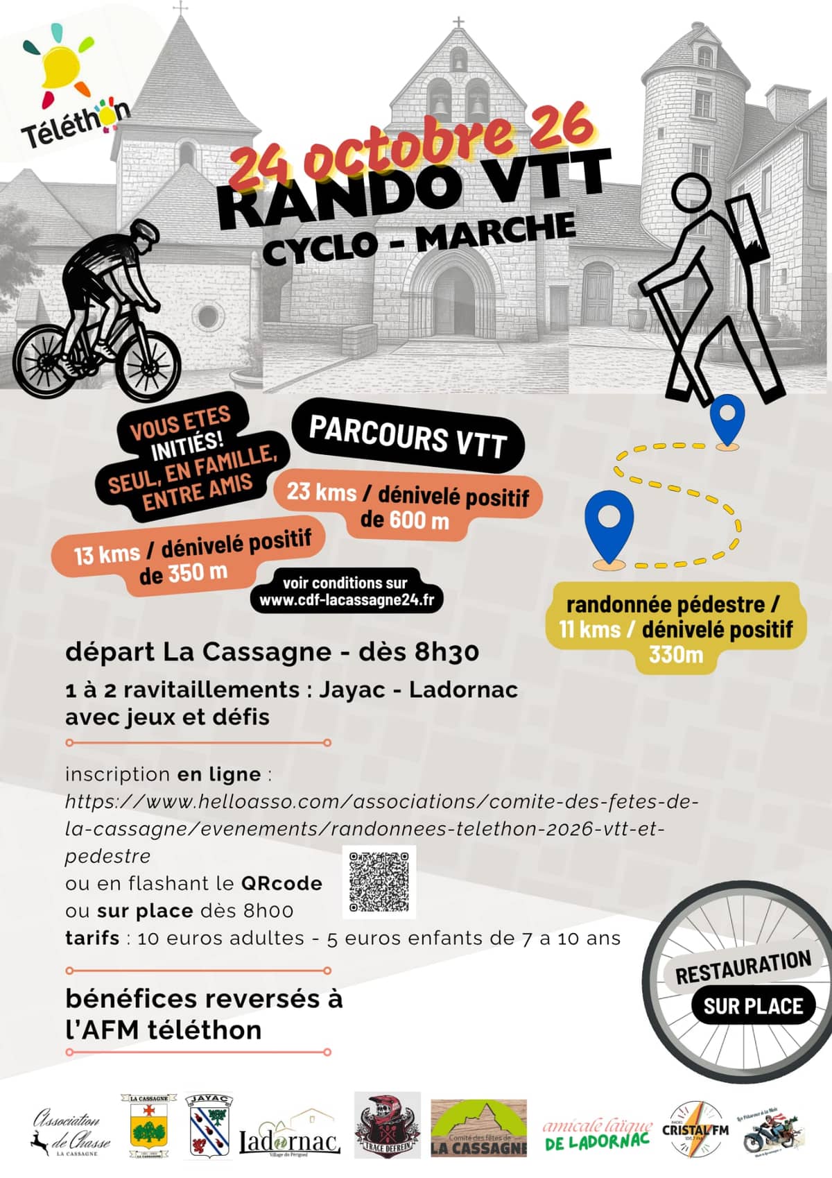 Illustration de l'événement : Rando VTT et marche solidaire