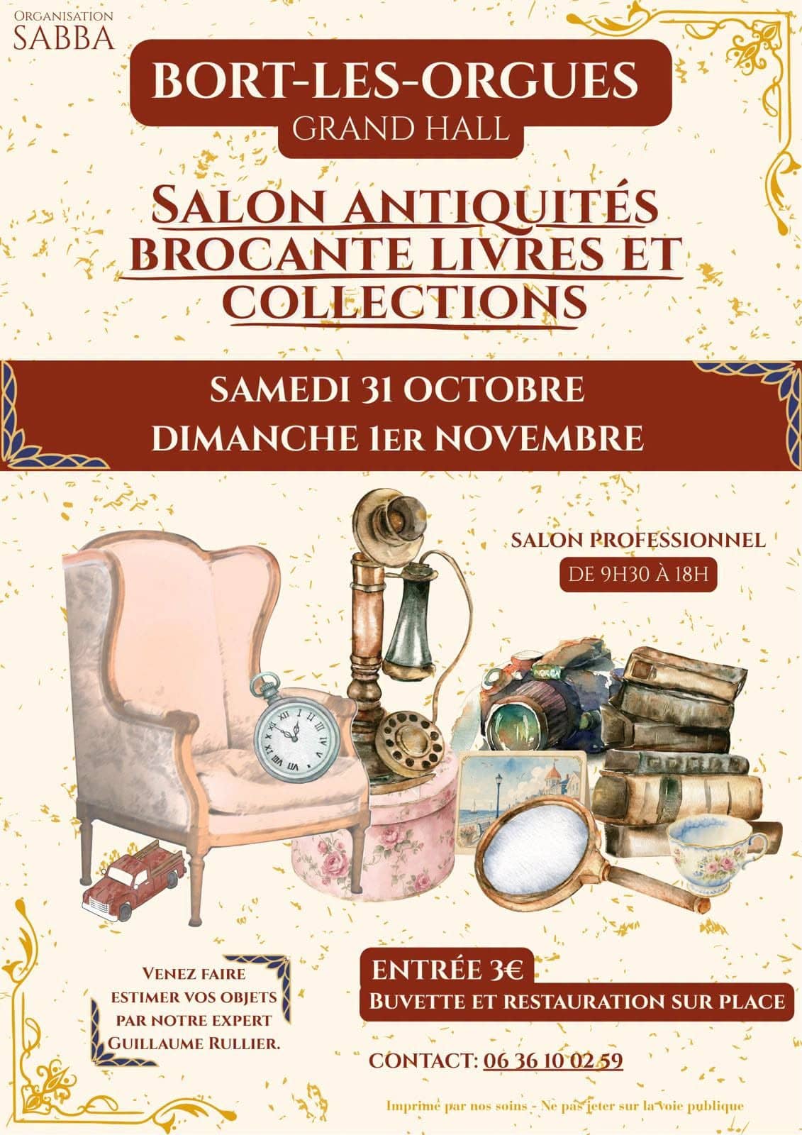 Illustration de l'événement : Salon Antiquités brocante, livres et collections