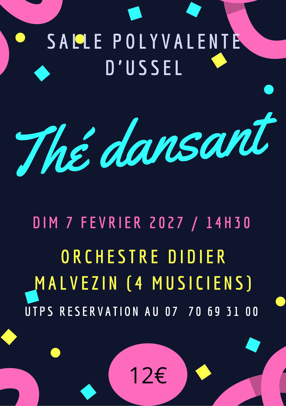 Illustration de l'événement : Thé dansant orchestre Didier Malvezin