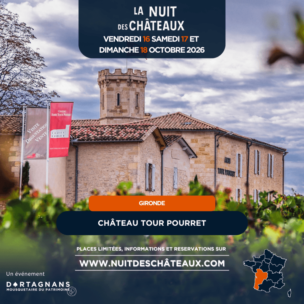 Illustration de l'événement : La nuit des Châteaux - Confidences Grand Cru 2026 au Château Tour Pourret