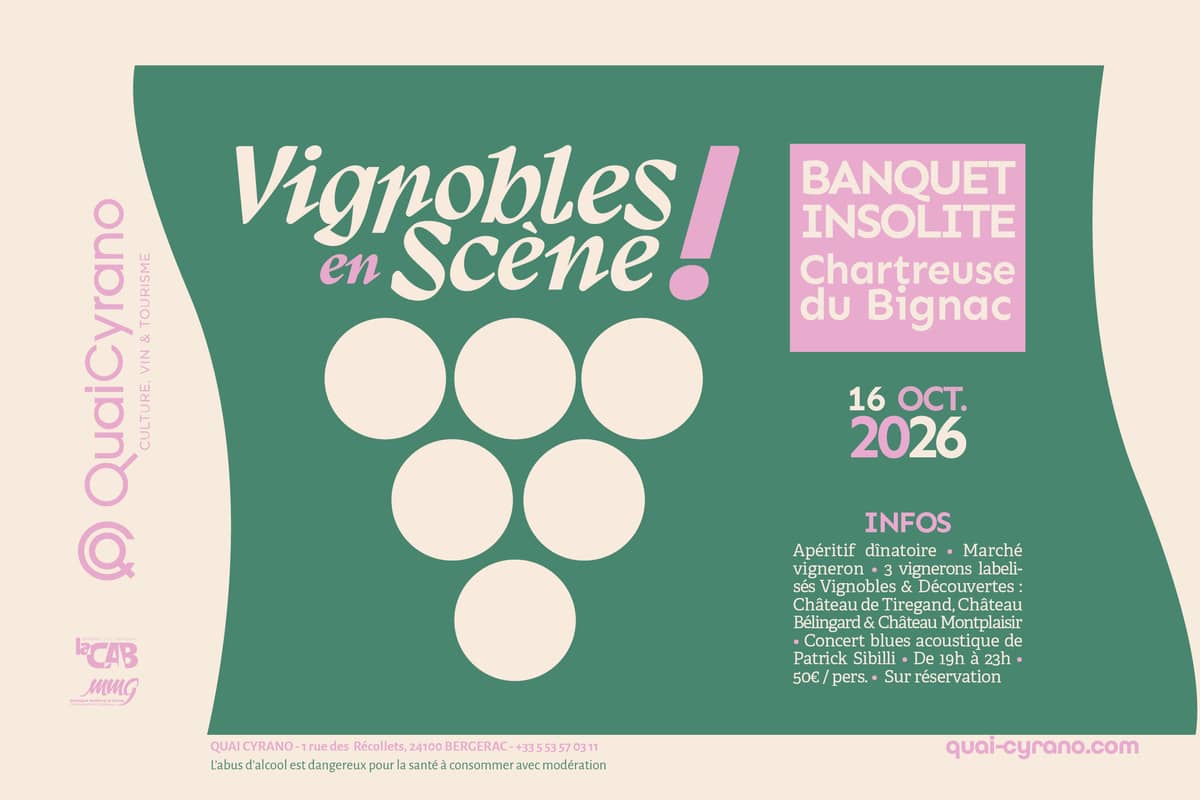 Illustration de l'événement : Vignobles en Scène : Banquet à la Chartreuse du Bignac