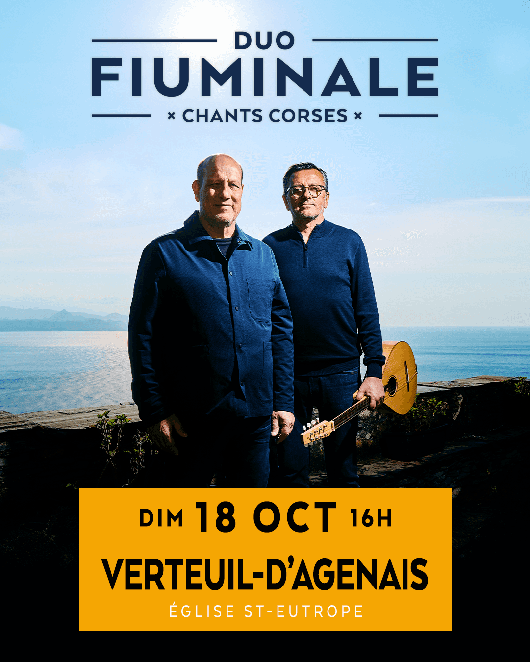 Illustration de l'événement : Concert chants corses : Duo FIUMINALE