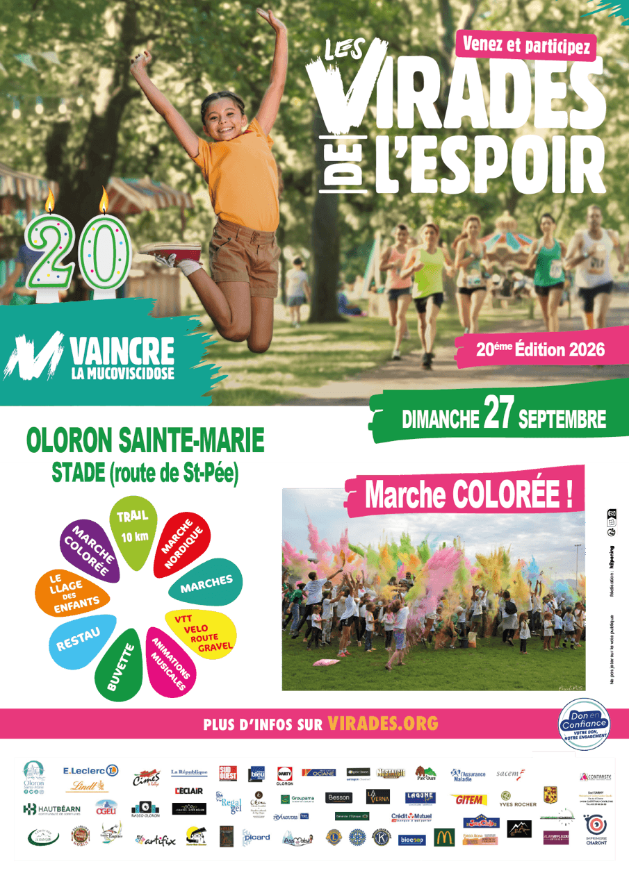 Illustration de l'événement : Les virades de l'espoir - 20e édition