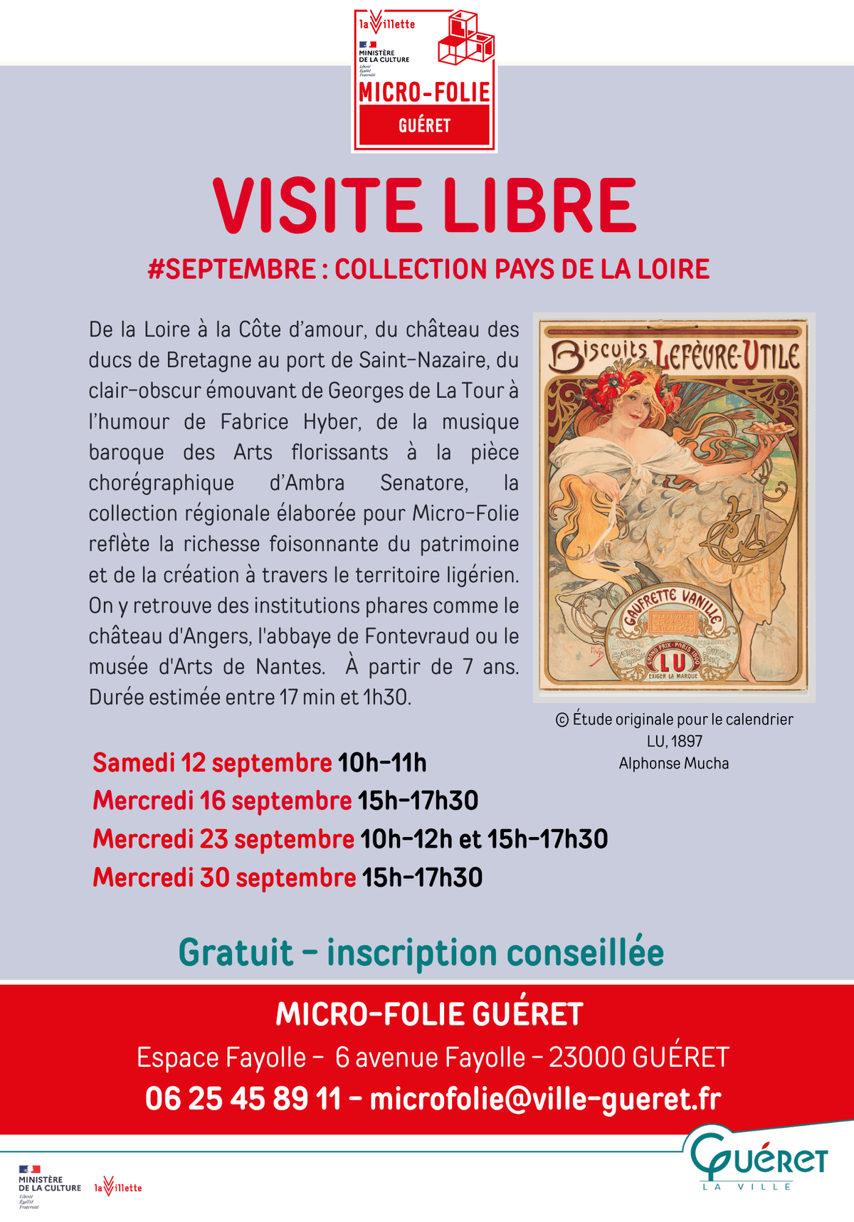Illustration de l'événement : Visite libre collection Pays de la Loire