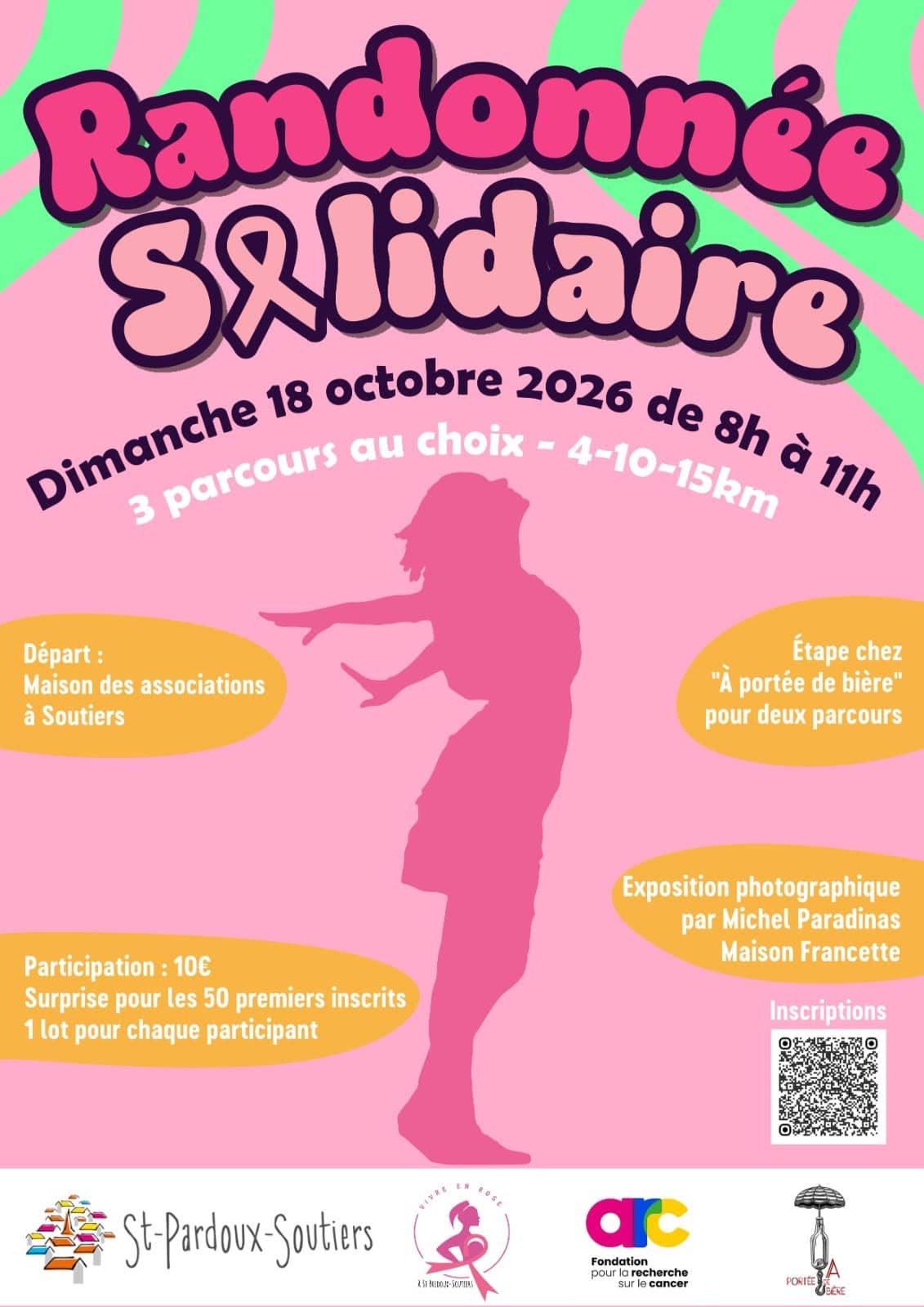 Illustration de l'événement : Vivre en Rose : randonnée solidaire