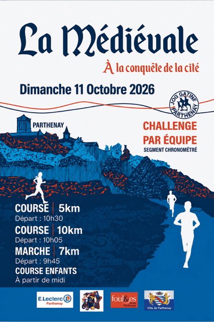 Illustration de l'événement : 12e édition du trail urbain "La Médiévale"