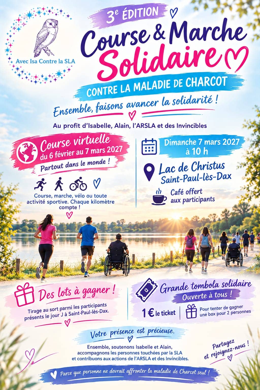 Illustration de l'événement : Course et marche solidaires