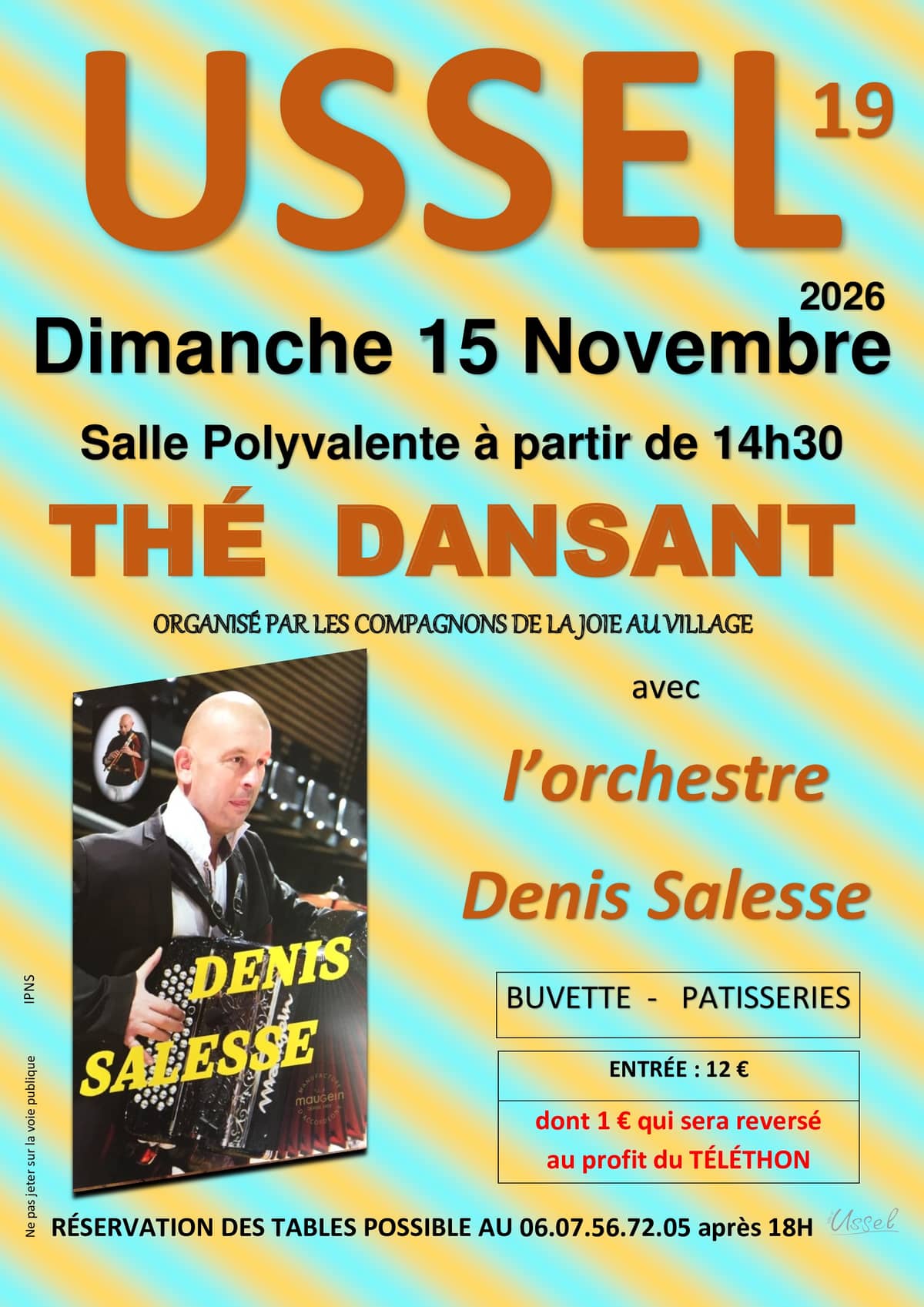 Illustration de l'événement : Thé dansant Denis Salesse et son orchestre