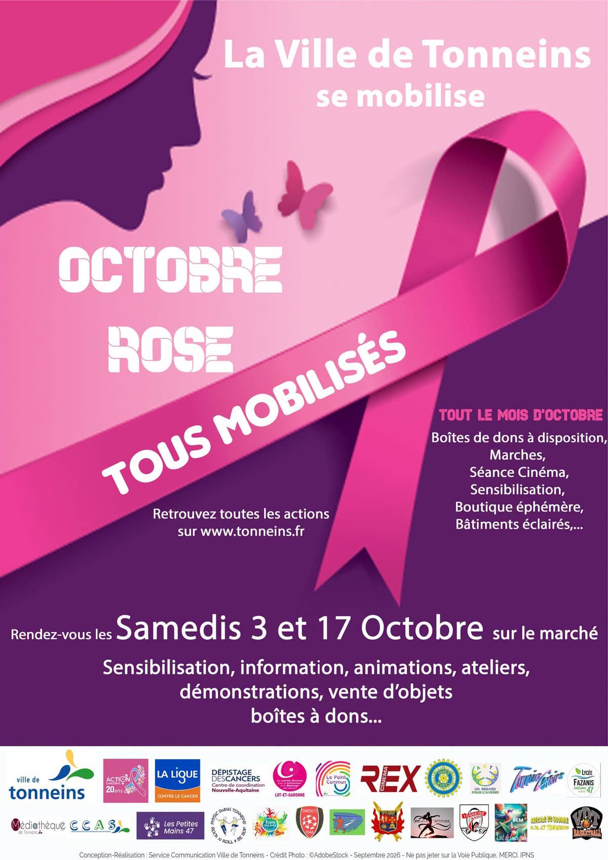 Illustration de l'événement : Octobre Rose à Tonneins