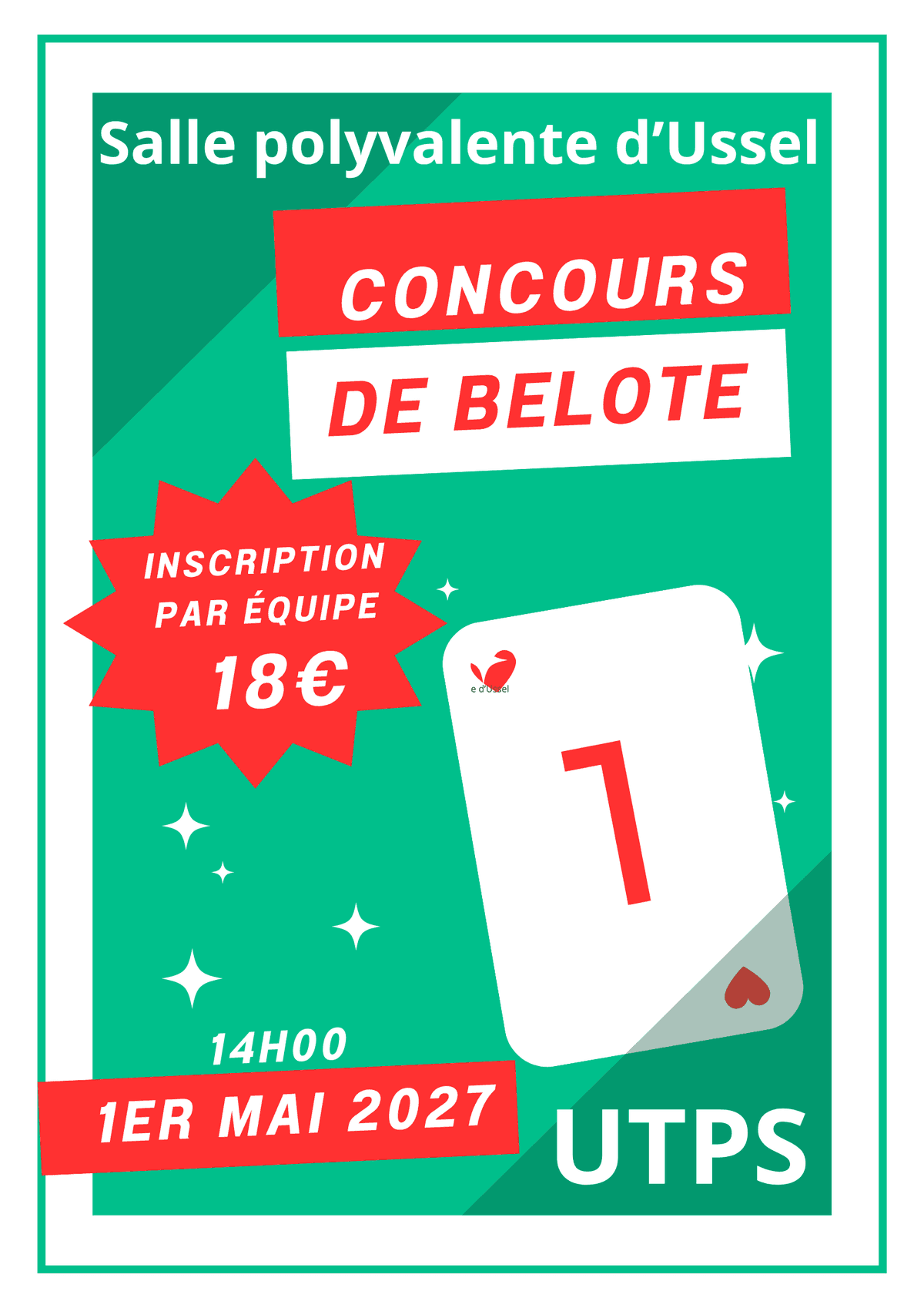 Illustration de l'événement : Concours de belote