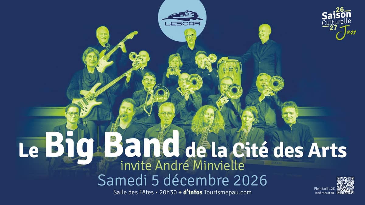 Illustration de l'événement : Le Big Band de la Cité des Arts et André Minvielle