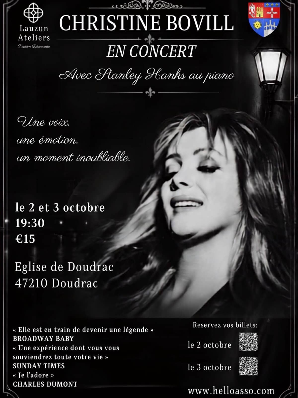 Illustration de l'événement : Concert de Christine Bovill