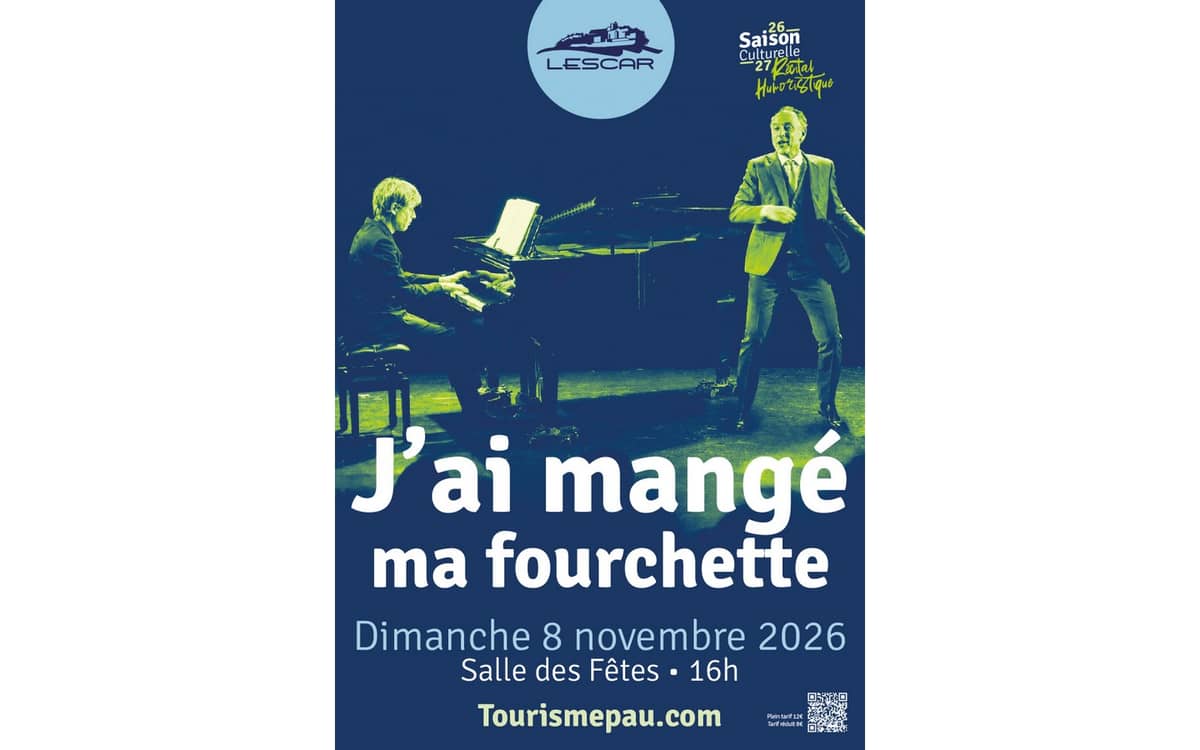 Illustration de l'événement : Récital comique: J'ai mangé ma fourchette