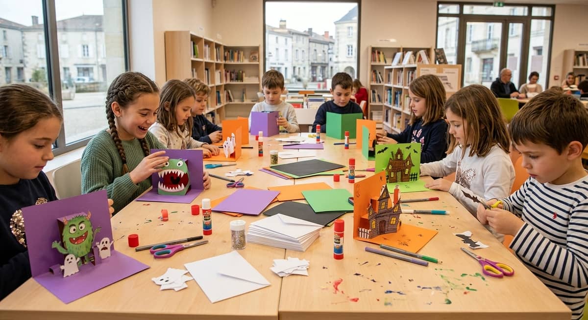 Illustration de l'événement : Carte dépliante d'horreur - Atelier pour enfants