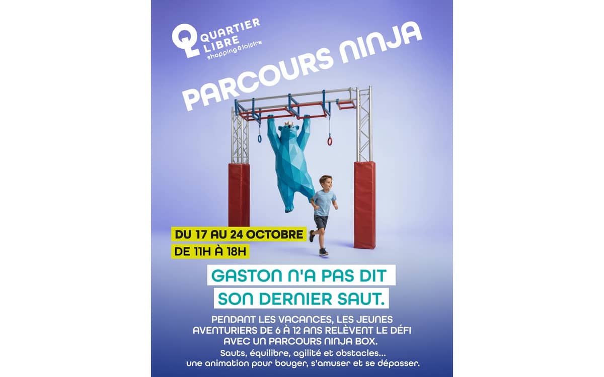 Illustration de l'événement : Parcours Ninja: prêt à relevre le défi ?